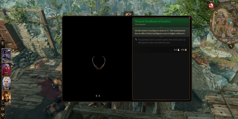Baldur's Gate 3: How to Get the Warped Headband of Intellect