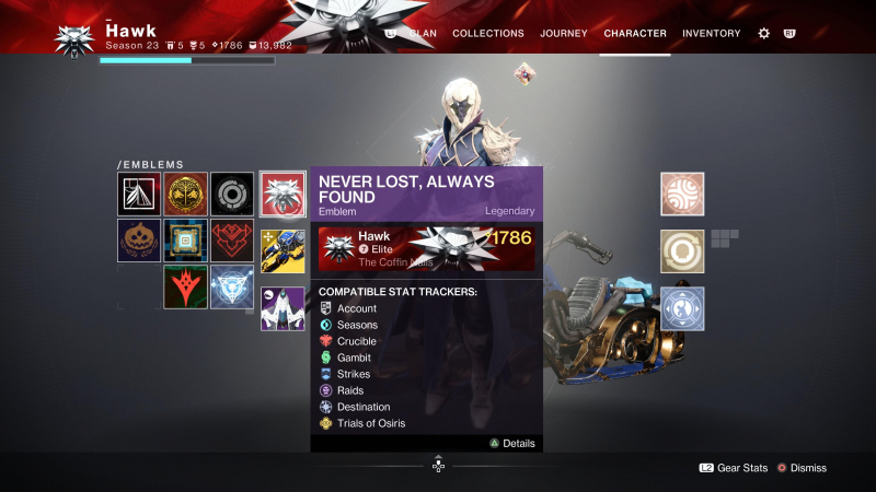 Destiny 2: How to Get the Never Lost, Always Found Emblem