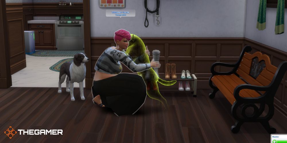 The Sims 4 Kočky a psi: Objímatelný duch, který se nyní stane vaším mazlíčkem