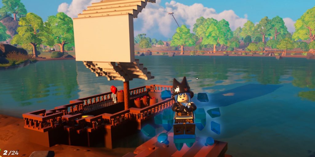 Lego Fortnite: как сделать лодку