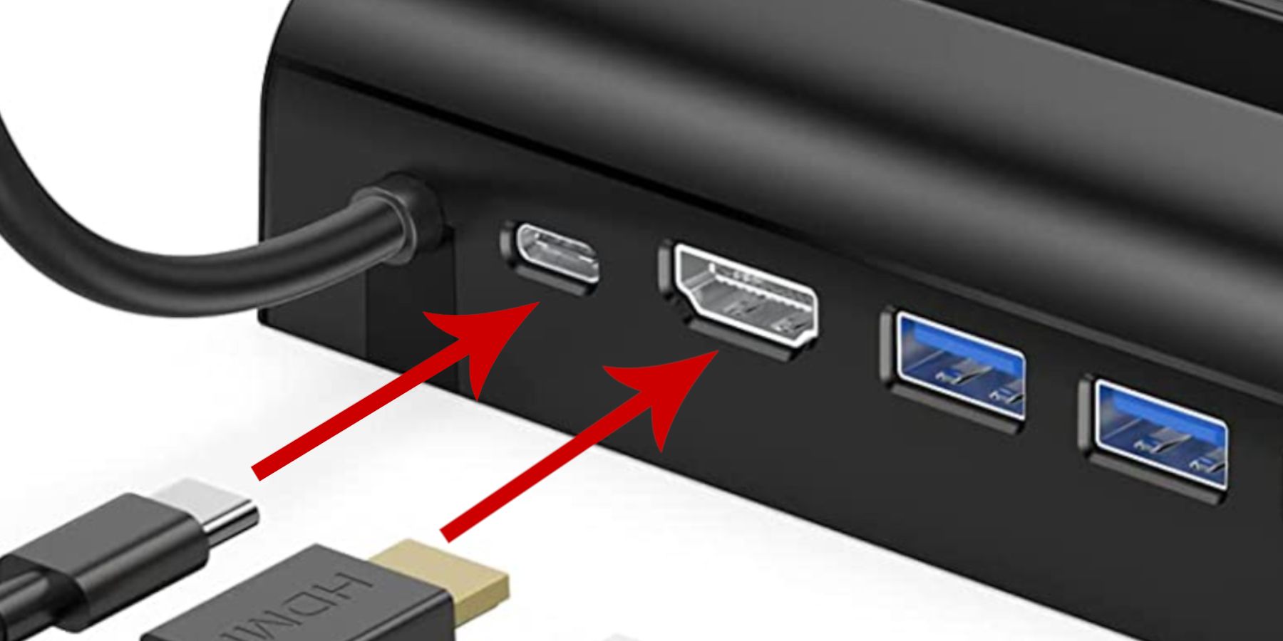 Док-станция Steam Deck Слоты HDMI и USB C