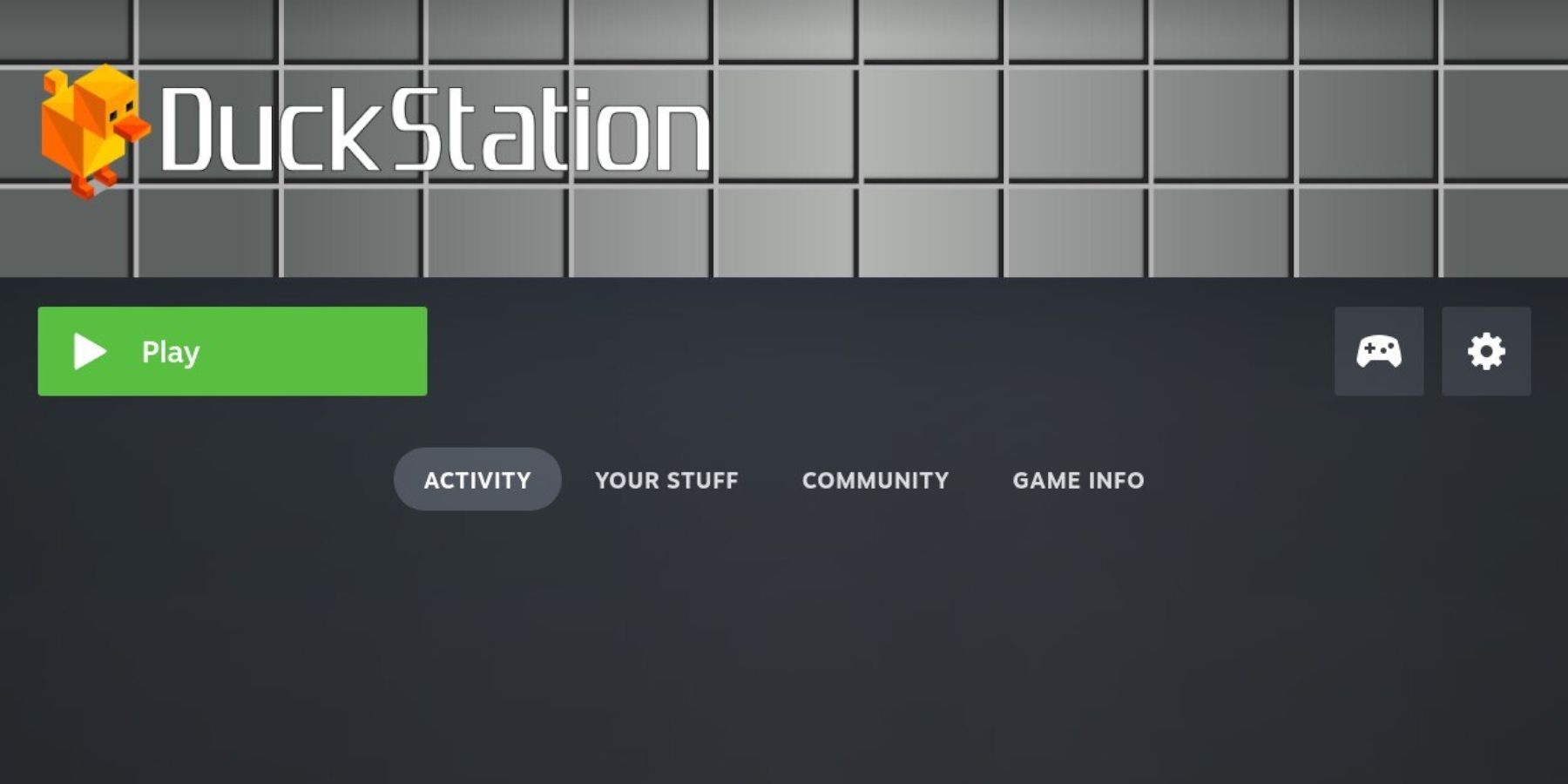 Steam Deck с эмулятором DuckStation Emulator-1