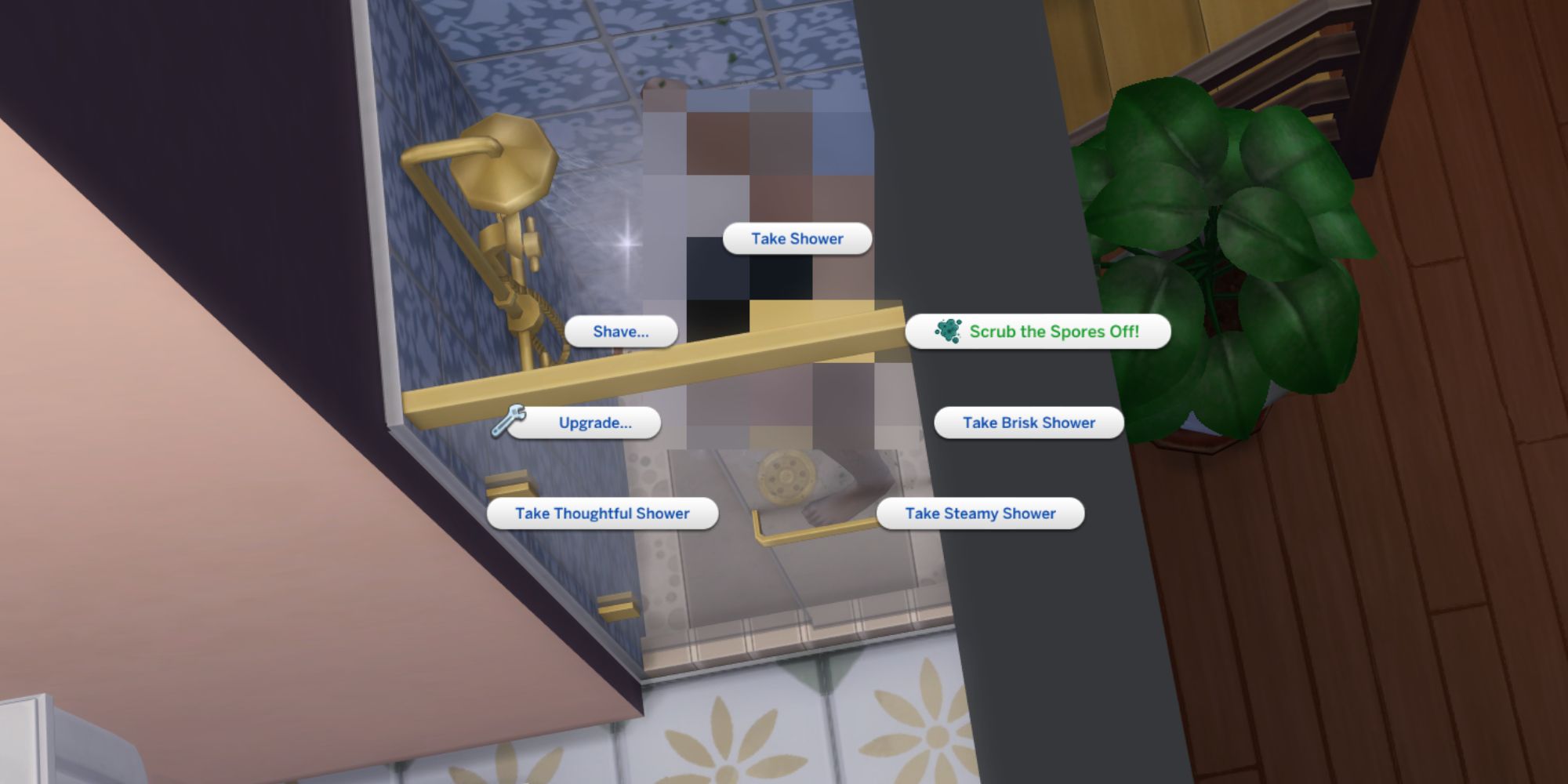 Sims 4 аренда формы для мытья в душе