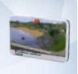 На открытке изображен залив Барнакл.