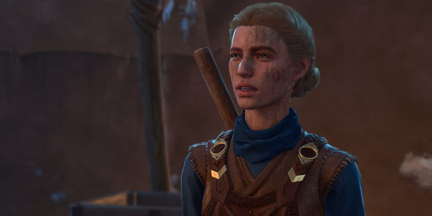 Скриншот интенданта Талли, стоящего на месте в таверне «Последний свет» из Baldur's Gate 3.