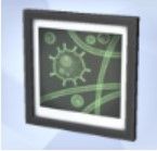 На скриншоте The Sims 4 изображен микроскопический отпечаток под названием The Drifter.