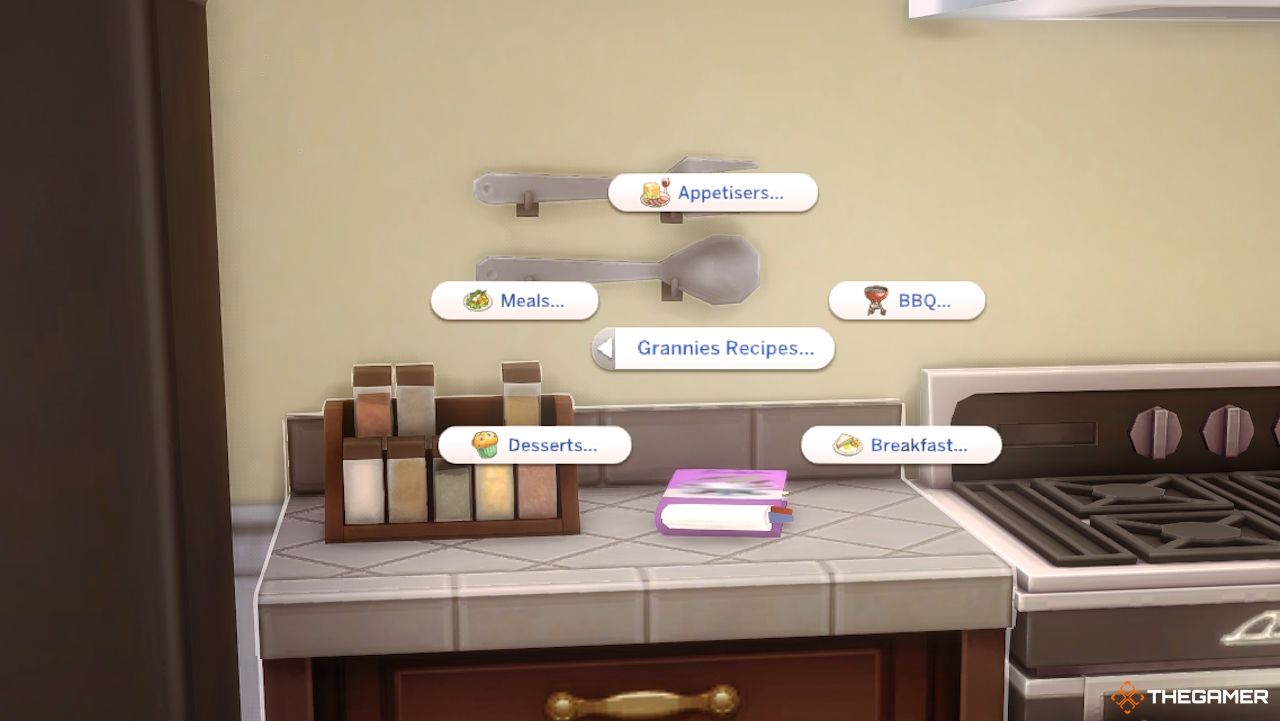 Варианты блюд с помощью «Бабушкиной кулинарной книги» в Sims 4
